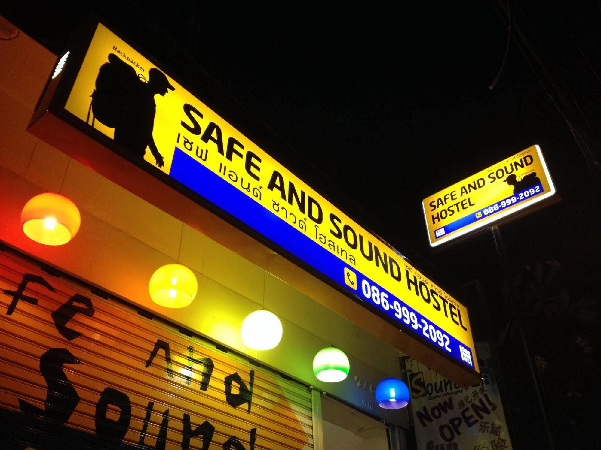 Safe And Sound Hostel Čiang Mai Exteriér fotografie